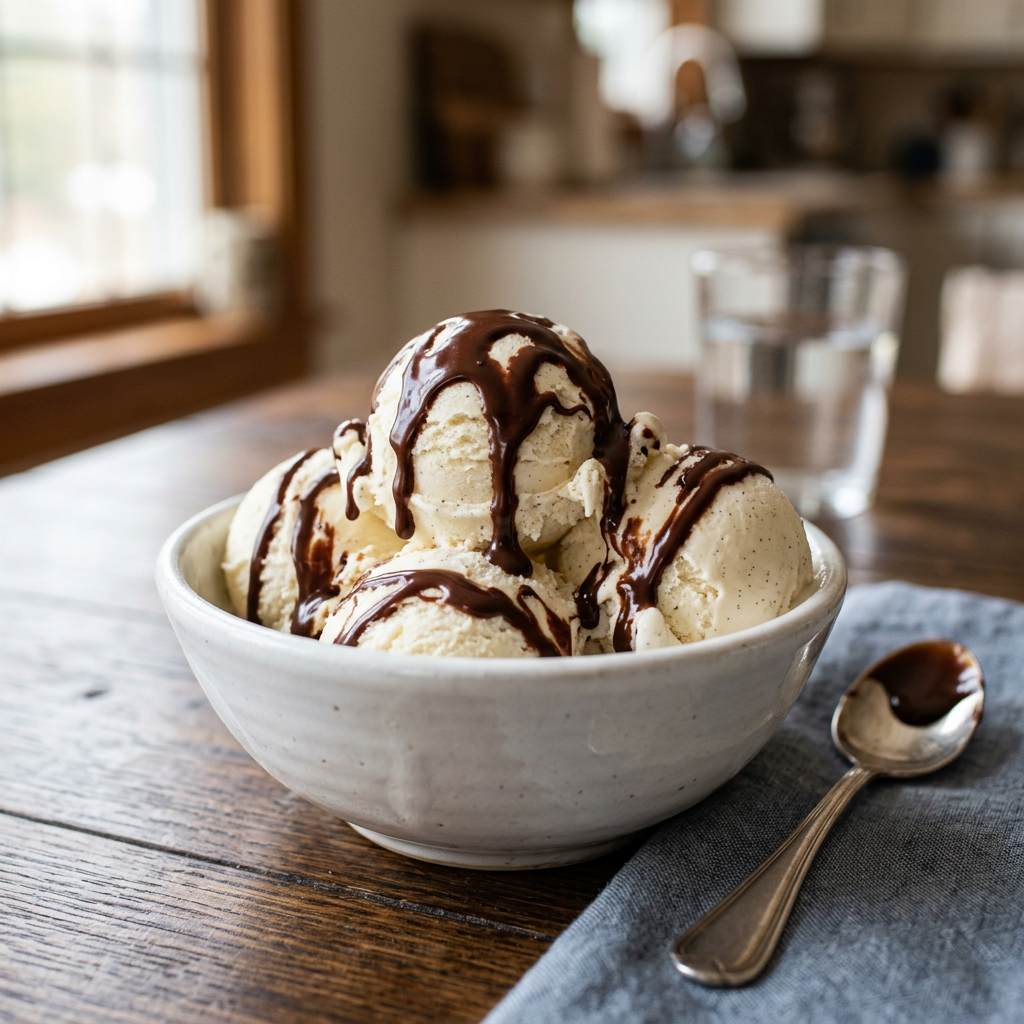 Ice Cream with Chocolate will Make Nancy Happy